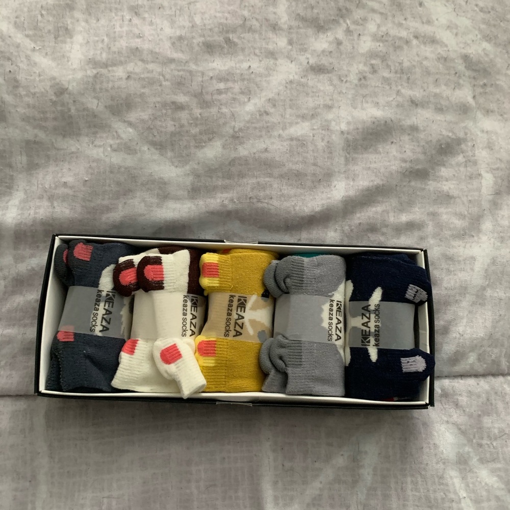 Cute animal print thin socks